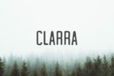 Last preview image of Clarra Sans Serif Font Family