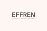 Last preview image of Effren An Essential Sans Serif Font Family