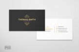 Last preview image of Modern Minimalist Business Card Template
