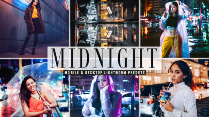 Midnight Mobile & Desktop Lightroom Presets