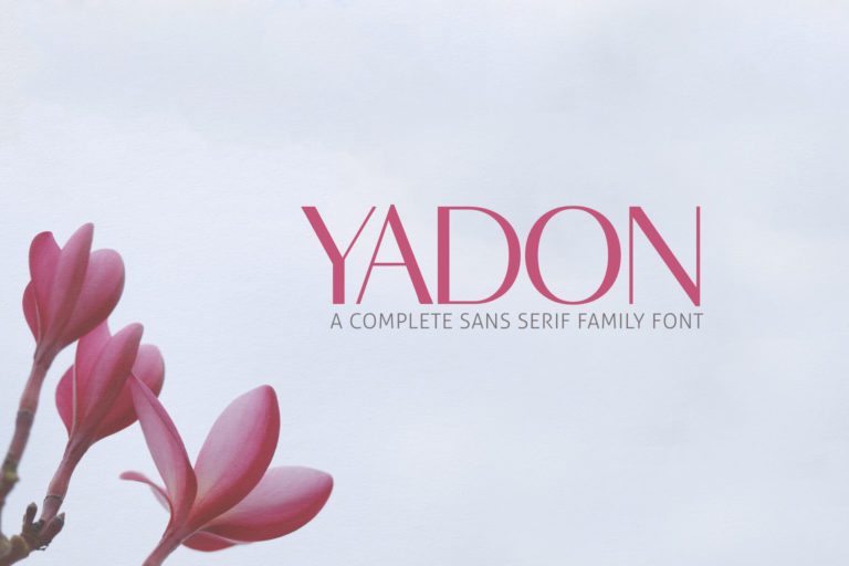 Preview image of Yadon Sans Serif Fonts Family Pack