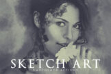 Product image of Sketch Art Photoshop Actions