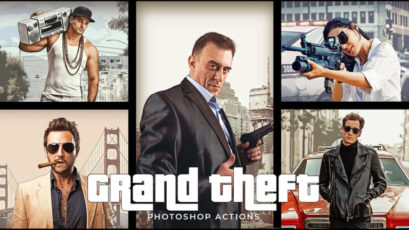 Grand Theft Photoshop Actions