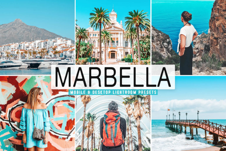 Preview image of Marbella Mobile & Desktop Lightroom Presets