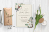 Product image of Wild Flowers Wedding Invitation Template