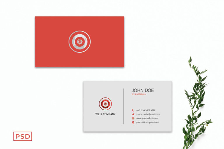 Preview image of Elegant Minimal Business Card Template V3