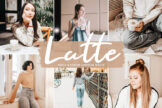 Product image of Latte Mobile & Desktop Lightroom Presets