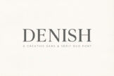 Product image of Denish Sans & Serif Duo Font