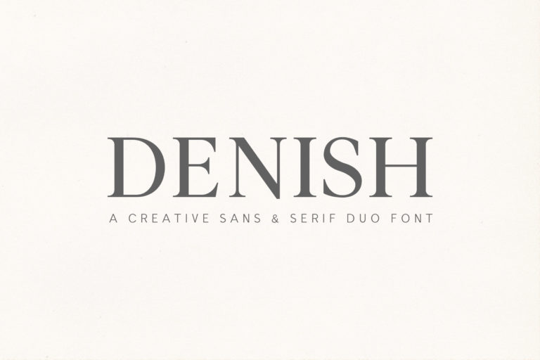 Preview image of Denish Sans & Serif Duo Font