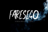 Product image of Faresego Script Font
