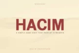 Product image of Hacim Simple Sans Serif Font Family