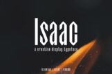 Product image of Isaac Display Font Family