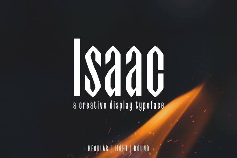 Preview image of Isaac Display Font Family