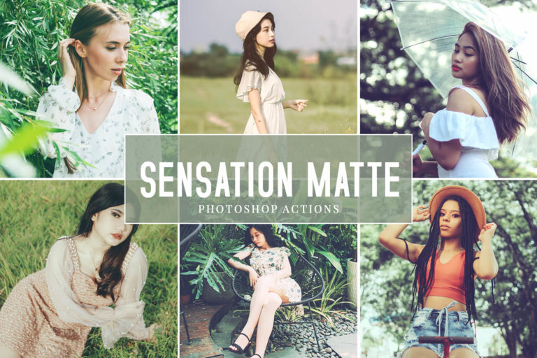 Preview image of Sensation Matte Photoshop Actions