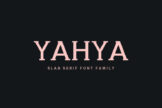 Product image of Yahya Slab Serif Font Family