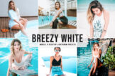Product image of Breezy White Mobile & Desktop Lightroom Presets
