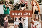 Product image of Caramel Apple Mobile & Desktop Lightroom Presets