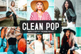 Product image of Clean Pop Mobile & Desktop Lightroom Presets