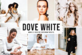 Product image of Dove White Mobile & Desktop Lightroom Presets