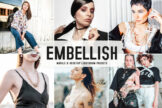 Product image of Embellish Mobile & Desktop Lightroom Presets