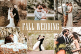 Product image of Fall Wedding Mobile & Desktop Lightroom Presets