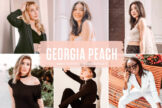 Product image of Georgia Peach Mobile & Desktop Lightroom Presets