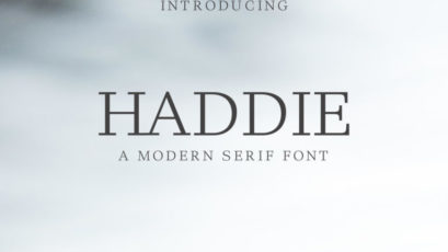 Haddie Modern Serif Font