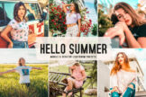Product image of Hello Summer Mobile & Desktop Lightroom Presets