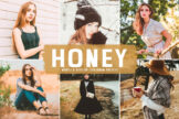Last preview image of Honey Mobile & Desktop Lightroom Presets