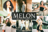 Last preview image of Melon Mobile & Desktop Lightroom Presets