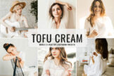 Product image of Tofu Cream Mobile & Desktop Lightroom Presets
