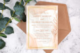 Product image of Classic Luxe Marble Wedding Invitation Template
