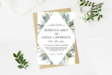 Product image of Eucalyptus Greenery Wedding Invitation