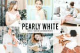 Product image of Pearly White Mobile & Desktop Lightroom Presets