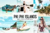 Product image of Phi Phi Islands Mobile & Desktop Lightroom Presets