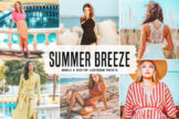 Product image of Summer Breeze Mobile & Desktop Lightroom Presets