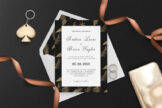 Product image of Tropical Palm Wedding Invitation Template