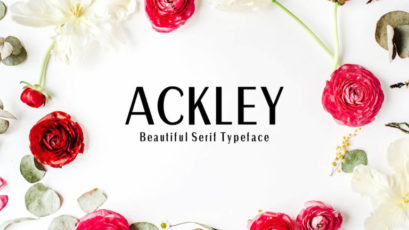 Ackley Sans Serif Typeface