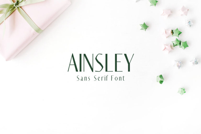 Preview image of Ainsley Sans Serif Font