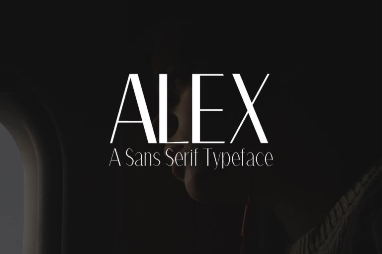 Preview image of Alex Sans Serif Typeface