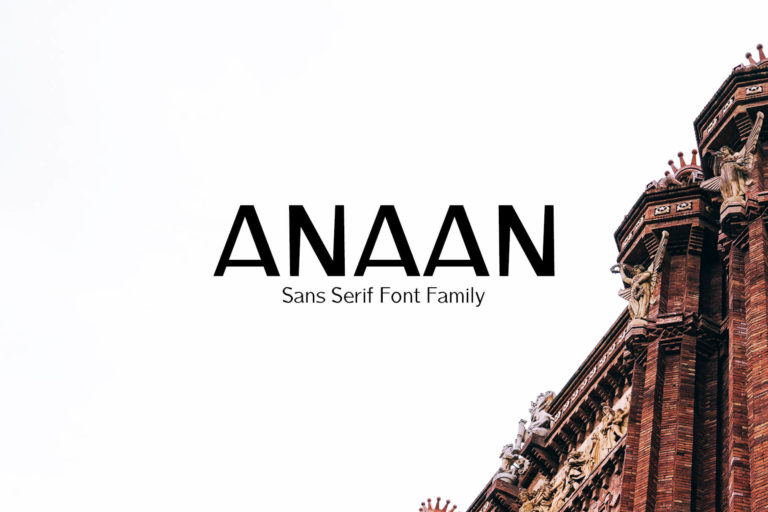 Preview image of Anaan Sans Serif Typeface