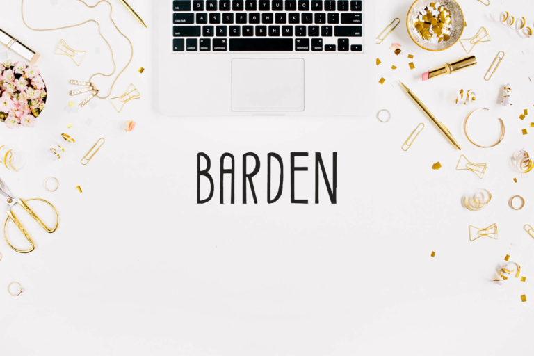 Preview image of Barden Handmade Minimalist Font