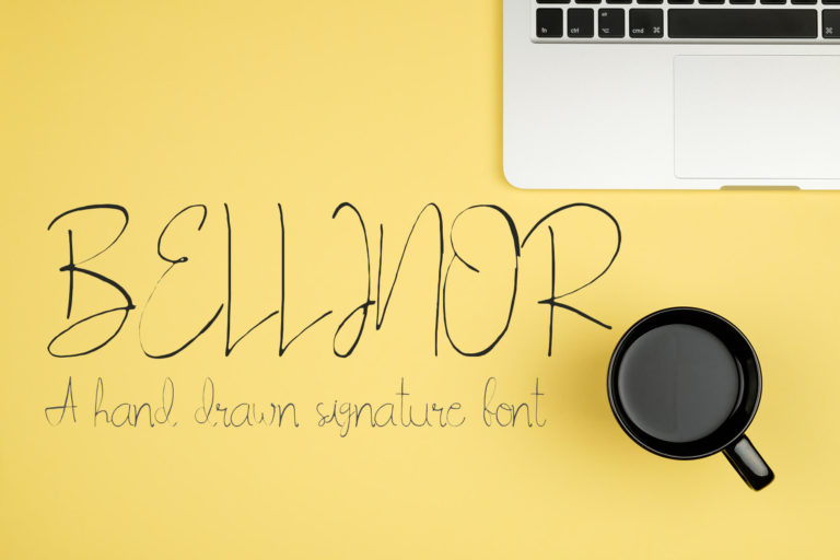 Preview image of Bellinor Handdrawn Signature Font