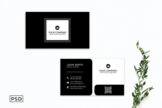 Product image of Black & White Modern Business Card Template