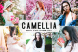 Product image of Camellia Mobile & Desktop Lightroom Presets