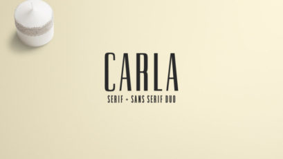 Carla Serif and Sans Duo Font Family Pack