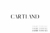Product image of Cartland Serif Typeface