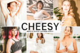 Product image of Cheesy Mobile & Desktop Lightroom Presets
