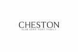 Product image of Cheston Slab Serif Font Family