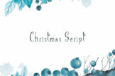 Product image of Christmas Script Font